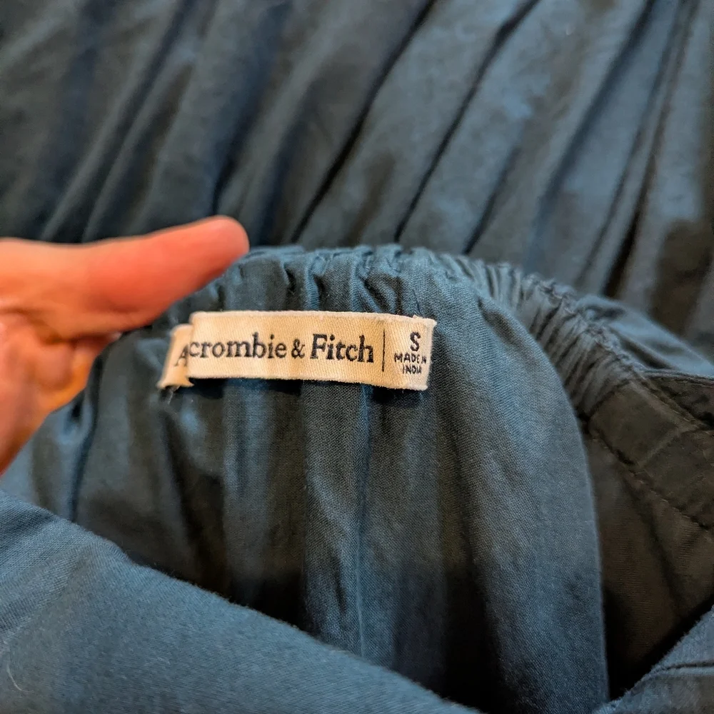 Abercrombie & Fitch Lowback Babydoll Maxi Dress | Size Small